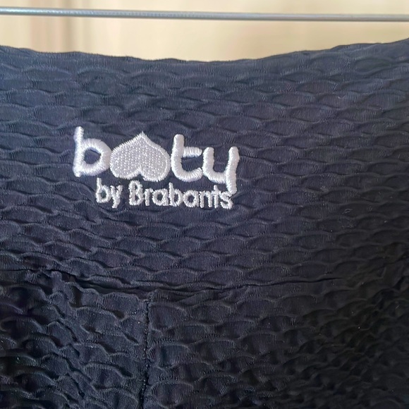 Booty by Brabants Croco Skin Leggings, Black, One Size - Picture 4 of 4